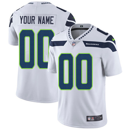 Youth Seattle Seahawks ACTIVE PLAYER Custom White Vapor Untouchable Limited Stitched Jersey